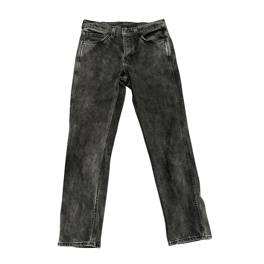 Levis 541 Athletic Taper Mens Jeans Black Acid Wash 32x32 24580-0001